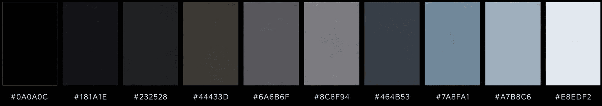 OVUM moodboard color palette